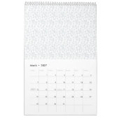 Persoonlijke Scandinavische Cadeaupapier Kalender (Mar 2027)