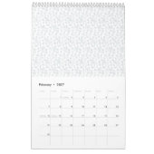 Persoonlijke Scandinavische Cadeaupapier Kalender (Feb 2027)