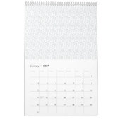 Persoonlijke Scandinavische Cadeaupapier Kalender (Jan 2027)