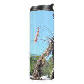 Persoonlijke Scary Zombie Thermal Tumbler Thermosbeker (Gedraaid links)