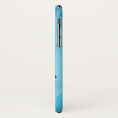 Persoonlijke schaakblauwe Waterverf Case-Mate iPhone Case (Achterkant/links)