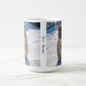 Persoonlijke schattige en gelukkige quokka op het  koffiemok (Center)