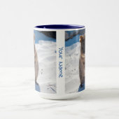 Persoonlijke schattige en gelukkige quokka op het  mok (Midden)