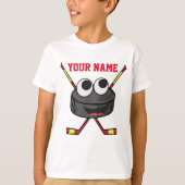 Persoonlijke schattige ijskap en stokken t-shirt (Voorkant)