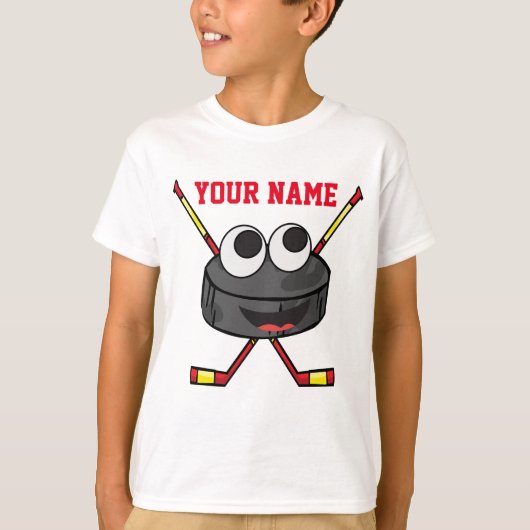 Persoonlijke schattige ijskap en stokken t-shirt (Voorkant)