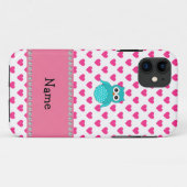 Persoonlijke schattige uil Case-Mate iPhone case (Achterkant (horizontaal))