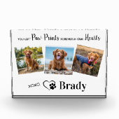 Persoonlijke schilderafdrukken in ons hart fotoblokken (Voorkant)