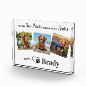 Persoonlijke schilderafdrukken in ons hart fotoblokken (Rechts)