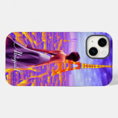 Persoonlijke schitterende estel in Parijs Case-Mate iPhone Case (Achterkant (horizontaal))