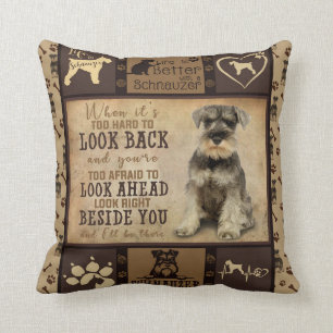 Persoonlijke Schnauzer honden deken cadeau, huisdi Kussen