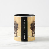 Persoonlijke Schnoodle-hond Combo-mok Mok (Midden)