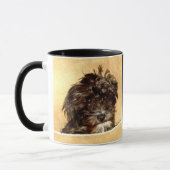 Persoonlijke Schnoodle-hond Combo-mok Mok (Links)