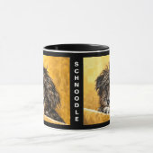 Persoonlijke Schnoodle-hond-combobecker Mok (Midden)
