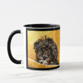 Persoonlijke Schnoodle-hond-combobecker Mok (Links)