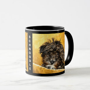 Persoonlijke Schnoodle-hond-combobecker Mok
