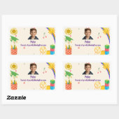Persoonlijke school document sticker voor kinderen (Vel)