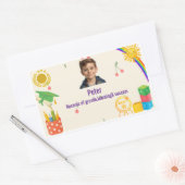 Persoonlijke school document sticker voor kinderen (Envelop)