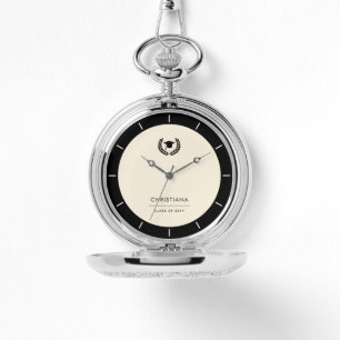 Persoonlijke school- en universiteitsdiploma-uitre horloge