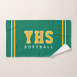Persoonlijke School Initiaal Softbal Sport Team H Handdoek