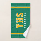 Persoonlijke School Initiaal Softbal Sport Team H Handdoek (Handdoek)