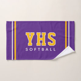 Persoonlijke School Initiaal Softbal Sport Team Handdoek