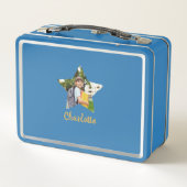 Persoonlijke school lunchbox met foto en naam (Achterkant)