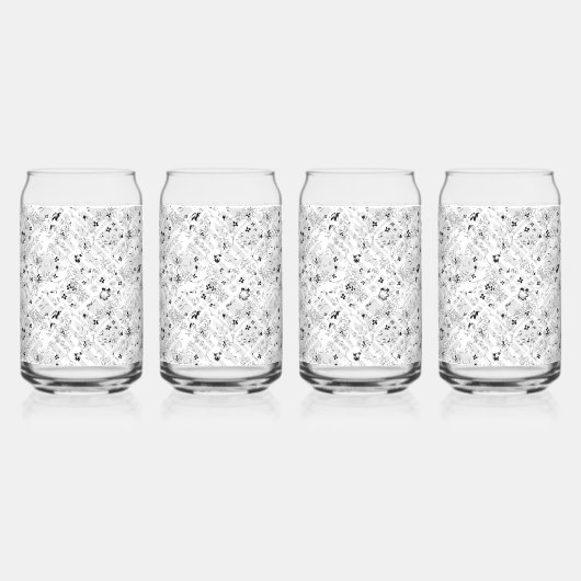 Persoonlijke schoolbenodigdheden blikvorm glas (Voorkant)