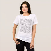 Persoonlijke schoolbenodigdheden Tri-Blend shirt (Voorkant volledig)