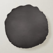 Persoonlijke schoolbord Monogram trouwdatum Rond Kussen (Achterkant)