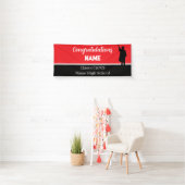 Persoonlijke schoolkleuren diploma banner (Insitu)