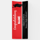 Persoonlijke schoolkleuren diploma banner (Verticaal)