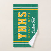 Persoonlijke schoolkleuren en initialen, teamgeest handdoek (Handdoek)