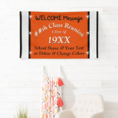 Persoonlijke schoolreübanner in uw KLEUREN Spandoek (Insitu)