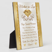 Persoonlijke schoonmoeder-in-vocht cadeaus voor el fotoplaat (Zijkant)