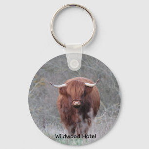 Persoonlijke Schotse Hooglanderssleutelhanger Sleutelhanger
