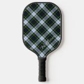 Persoonlijke Schotse ruit Gordon Clan naam Pickleball Paddle (Voorkant)