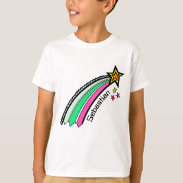 Persoonlijke schotterende Star Space T-Shirt
