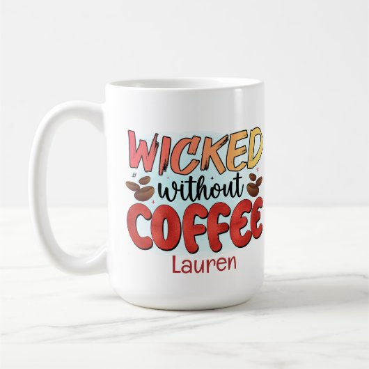 Persoonlijke schurk zonder koffie-Mok Koffiemok (Links)