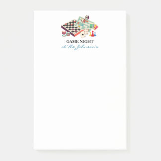Persoonlijke scorekaart voor gezelschapsspelletjes post-it® notes
