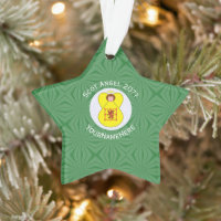 Persoonlijke Scot Lion Angel Kerstmis Vlag