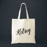 Persoonlijke Script Canvas tas- Kelsey Tote Bag<br><div class="desc">Persoonlijke Script Canvas tas- Kelsey</div>