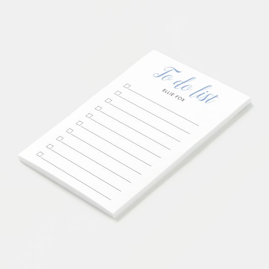 Persoonlijke Script Checkbox Takenlijst Post-it® Notes (Schuin)