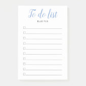 Persoonlijke Script Checkbox Takenlijst Post-it® Notes (Voorkant)