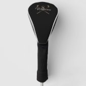 Persoonlijke Script Naam Golfclubs Golfheadcover (Voorkant)