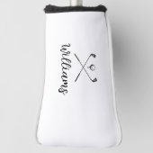 Persoonlijke Script Name Golf Clubs Golfheadcover (Draai 90)