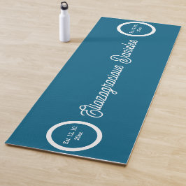 Persoonlijke Script Yoga Mat met Naam voor Vrouwen