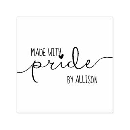 Persoonlijke scriptletters gemaakt met geprivilegi  zelfinktende stempel