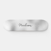 Persoonlijke scriptnaam Cute Girly Skateboard (Horizontaal)
