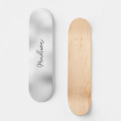 Persoonlijke scriptnaam Cute Girly Skateboard (Voorkant)