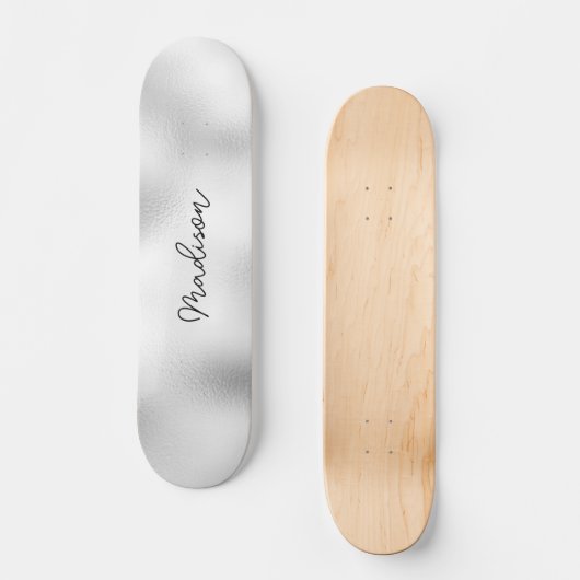 Persoonlijke scriptnaam Cute Girly Skateboard (Voorkant)